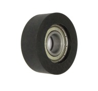 Polyuretánový valček s ložiskom, priemer 41 mm, priemer 12