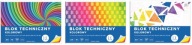 Farebný technický blok A4 10 160g hromadne farbený Interdruk