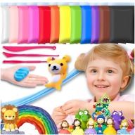 12 KS MAGICKÝ POLYMÉR PLAYSTINE SENSO FOAM CLAY FOAM CLAY CLAY