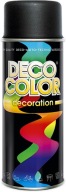 FARBA LAK SPREJ 400ml DECO COLOR Matná čierna