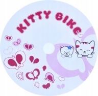Ozdobná vložka s priemerom 15 cm na koleso bicykla - motív KITTY