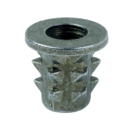 Nátrubok na nabíjanie M6 x 10 mm s nákružkom na drevo