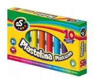 ASTRA AS okrúhla plastelína, 10 farieb