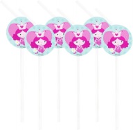 Broken TUBE slamky PRINCESS Party BIRTHDAY x6