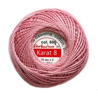 Karat šnúra 8 svetlý vres 0696 ARIADNA 10g 65m