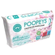 Poopeys Vlhčené obrúsky panthenol aloe 97% voda vodné obrúsky 72 kusov
