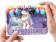 MOOMIN POZVÁNKA NA NARODENINY DIEŤAŤA + OBÁLKA ZDARMA