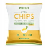 BeKeto Chips Švajčiarsky syr a francúzska cibuľa