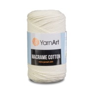 250g macrame povrázok Macrame Cotton cream 752