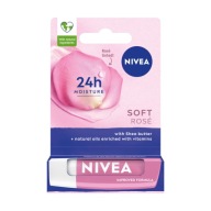 NIVEA SOFT ROSE Hydratačný ružový ochranný rúž 4,8g