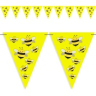 BANNER žltá PAPIEROVÁ VČELA vlajky 360cm