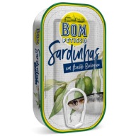 Sardinky v bio olivovom oleji 120g Bom Petisco