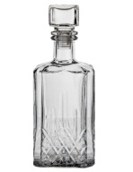 KARAFA 0,5L KRISTA S KORKOM NA WHISKY, VÍNO, LIKÉRY, VODU, 500ML DARČEK