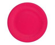 Papierové taniere purpurové 18 cm 6 ks.