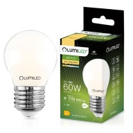 LED žiarovka E27 GUĽA 7W = 60W 3000K Teplá biela FILAMENTOVÁ MLIEČNA DEKORATÍVNA