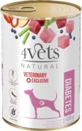 4VETS Natural DIABETES pre psov s cukrovkou 400g
