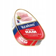 KONZERVOVANÁ ŠUNKA S RELÉ 455 G KRAKUS