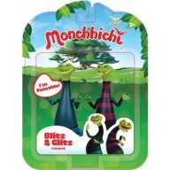 MONCHHICHI Blitz a Glitz figúrky 2-balenie jašterice