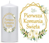 SPIEŠNA SVIEČKA DEC10 - dekorácia na stôl, hostie, sviečka na recepciu