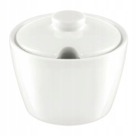 KUBIKO CUKOR Fala 200ML PORCELÁN AMBITION okrúhly s otvorom na lyžičku