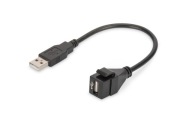 Modul DIGITUS Keystone USB A s 16 cm konektorovým káblom