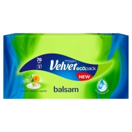 VELVET WIPES BOX 70KS LOTION