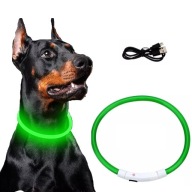 Led Usb obojok na nočné obojky pre psov do 70 cm mix farba nastaviteľný66/0550
