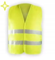 DEDRA Reflexná vesta veľkosť XL BHKM01