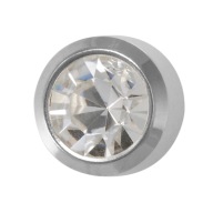 Diamantové náušnice Studex, celostrieborné osadenie, R204W