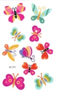 Umývateľné tetovanie pre deti BUTTERFLIES EC771