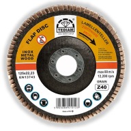 KOTOUČ ZIRKÓNOVÝ 125 mm hrubý 40 INOX