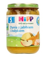 HiPP BIO pre generácie Tekvica s jablkom a morkou po 5 mesiacoch 190 g