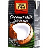 Pravé thajské kokosové mlieko 'Lait de coco' Kokosový nápoj 250ml