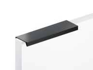 Nábytková rukoväť Edge, matná čierna, 126 mm