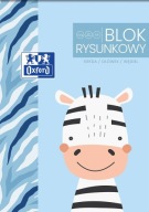 BLOK BIELY A4 20 LISTOV 120g/m2 HRUBÝ, FIALOVÝ