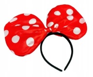 Veľká mini čelenka Minnie Mouse červená LED