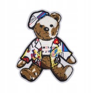 Nášivka BEAR na šitie, veľká nášivka, 20 cm