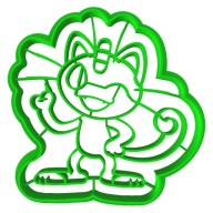 Vykrajovač na sušienky Pokemon Meowth 1 8 cm