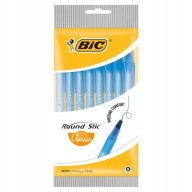 Guľôčkové pero okrúhle Stic klasické modré 8ks Bic