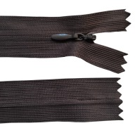 KRYTÝ Zips, NEODDELITEĽNÁ SIEŤKA #3 18cm HNEDÁ