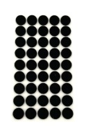 Samolepiace plstené podložky ⌀ 14mm bal. 45 ks