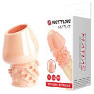 Nude návlek na penis s výstupkami - MATIAS - TPR, PRETTY LOVE