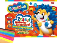 BAMBINO Zápisník samolepiacich papierov 8 farieb B4 INTENZÍVNE farby