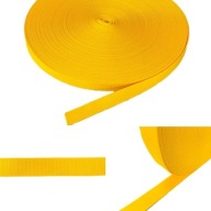 Popruhová páska 20mm Popruh Lanyard 5m žltá
