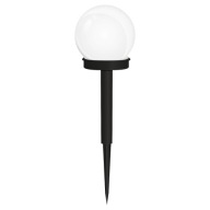 ATRIS Solar biela guľa na čiernej nohe 15cm 6500K LUMILED