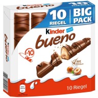 Kinder Bueno Big Pack 10ks x 21,5g 215g z Nemecka