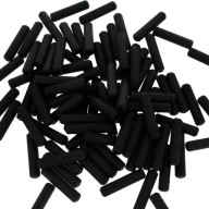 100 ks plastová nábytková hmoždinka fi 8 x 35 mm DRÁŽKOVANÉ KOLÍKY x100
