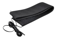 Zviazaný poťah na volant, čierny, 35-40 cm