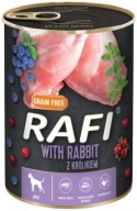 RAFI Mokré krmivo pre psov RABBIT 400g