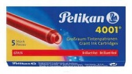 PELIKAN DLHÉ NÁPLŇKY ČERVENÉ PERO
